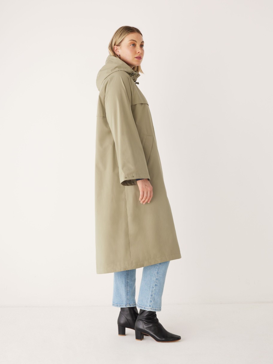 Women Frank And Oak Jackets & Coats | The Anorak Rain Jacket In Weeping Willow