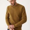 Men Frank And Oak Sweaters & Cardigans | The Seacell™ Waffle Sweater In Butternut